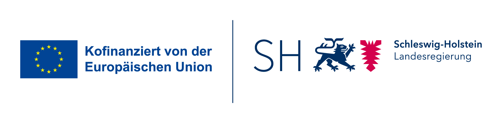 Logo Schleswig-Holstein Landesregierung -Kofinanziert von der Europäischen Union